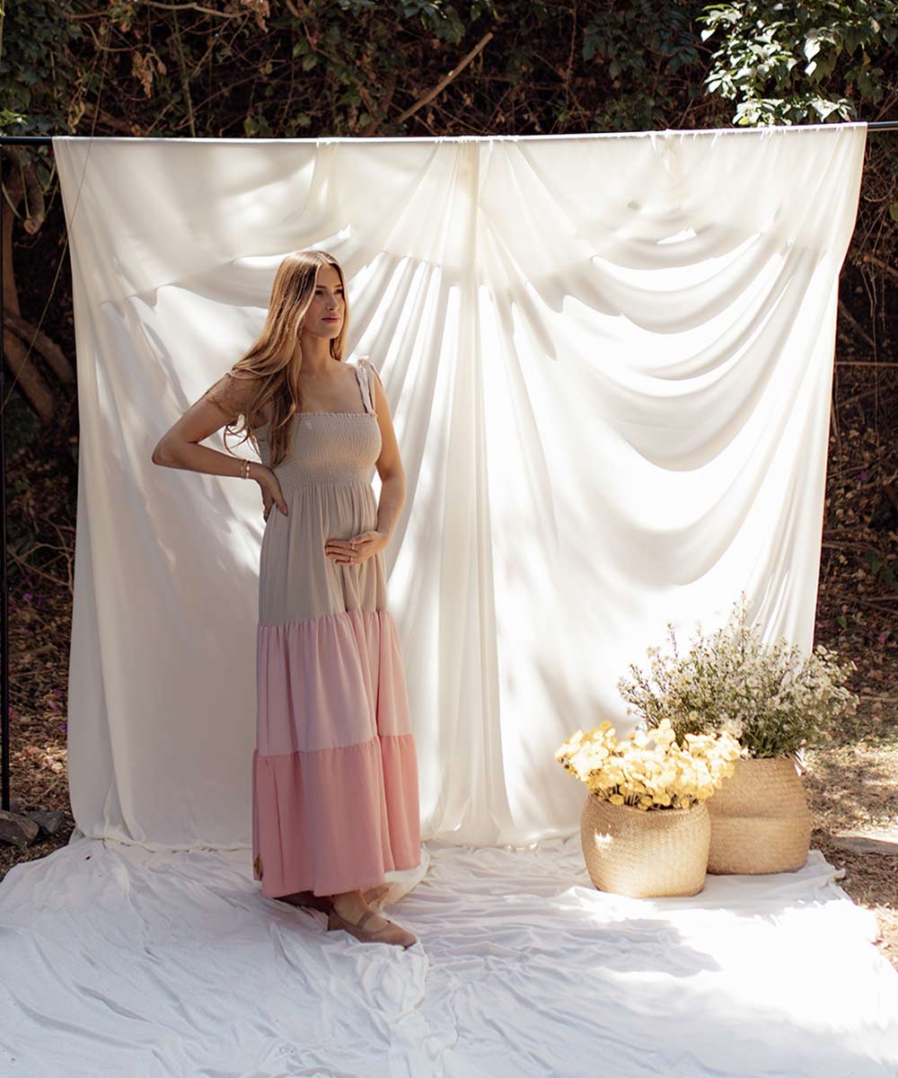 PALM SPRING DRESS PINK