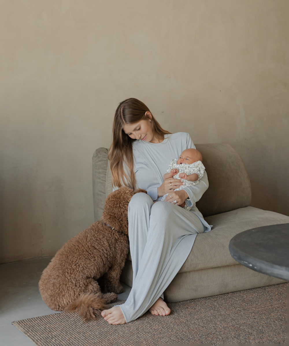 NIGHT IN NURSING PIJAMA BABY BLUE