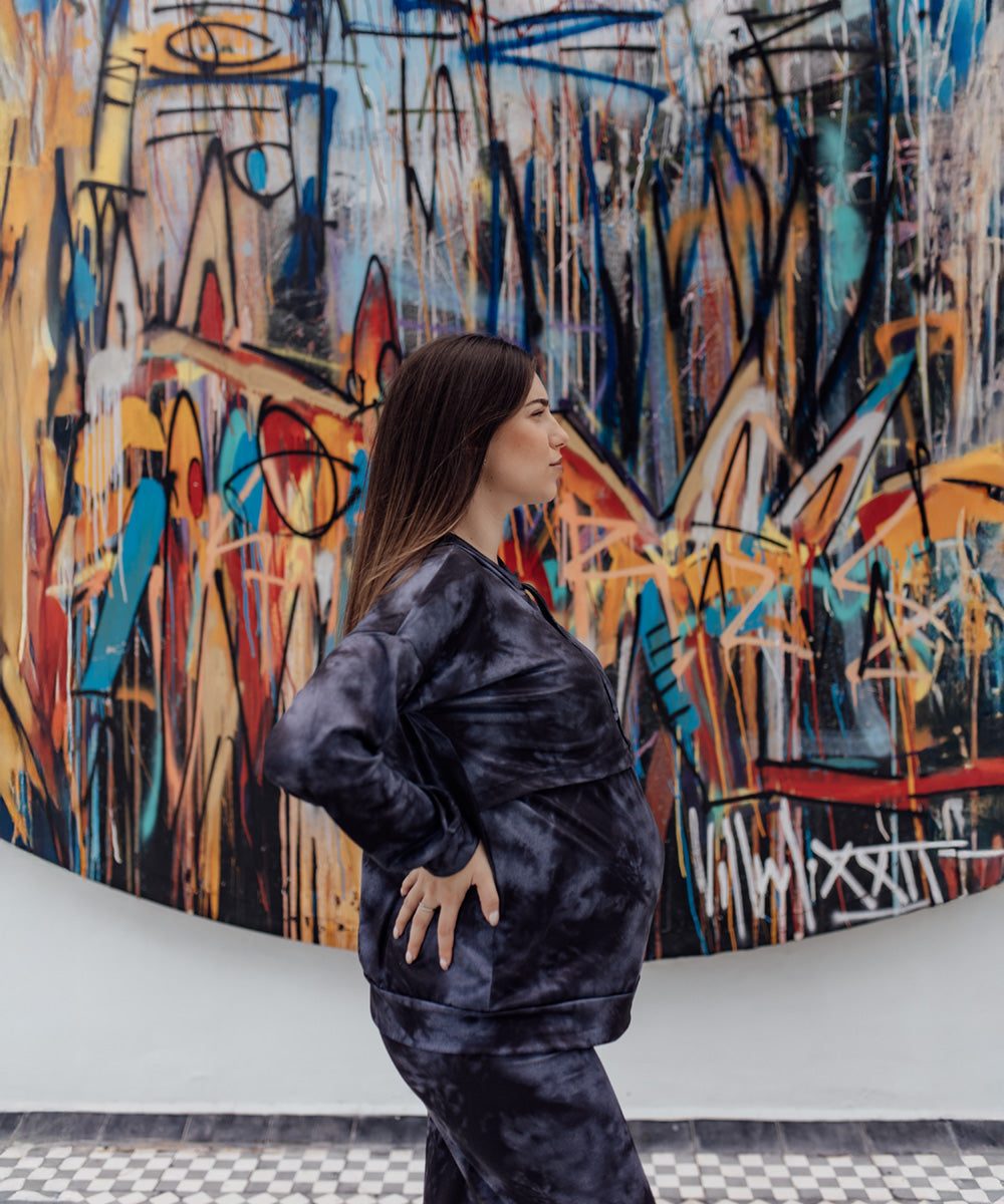 COMFY PANTS TIE DYE NAVY