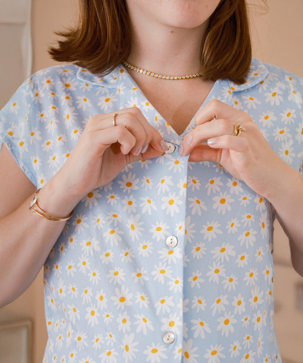 COZY PIJAMA FLOWER PRINT