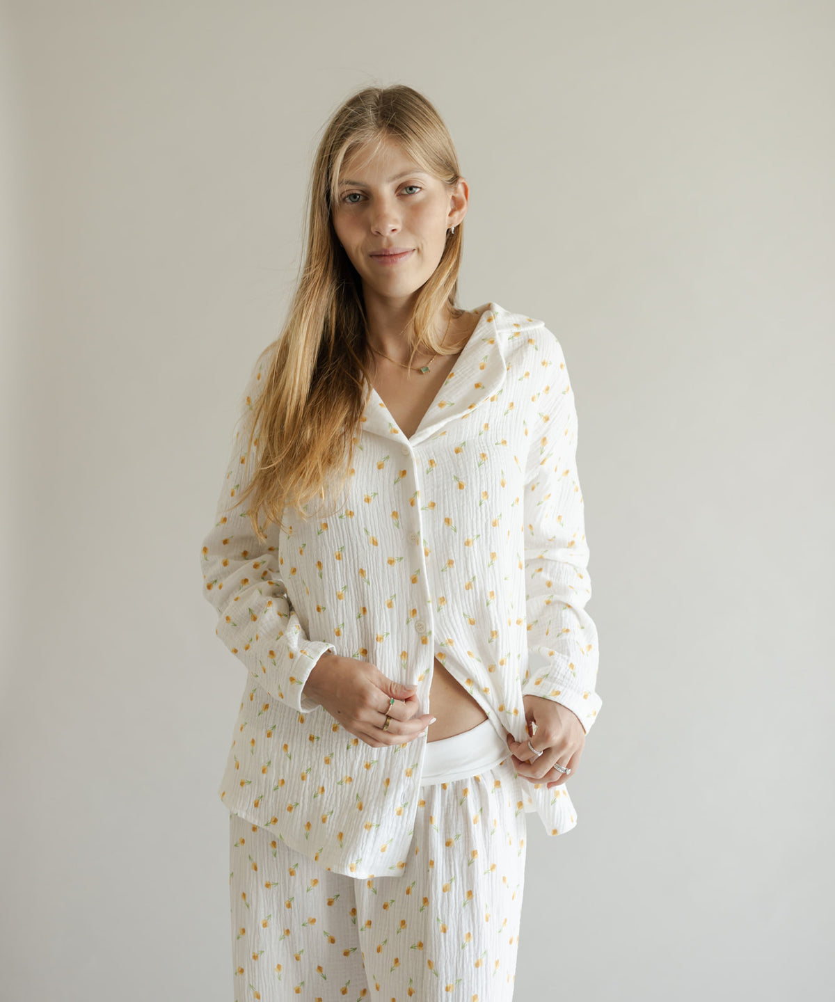 DAY OFF COTTON PIJAMA YELLOW