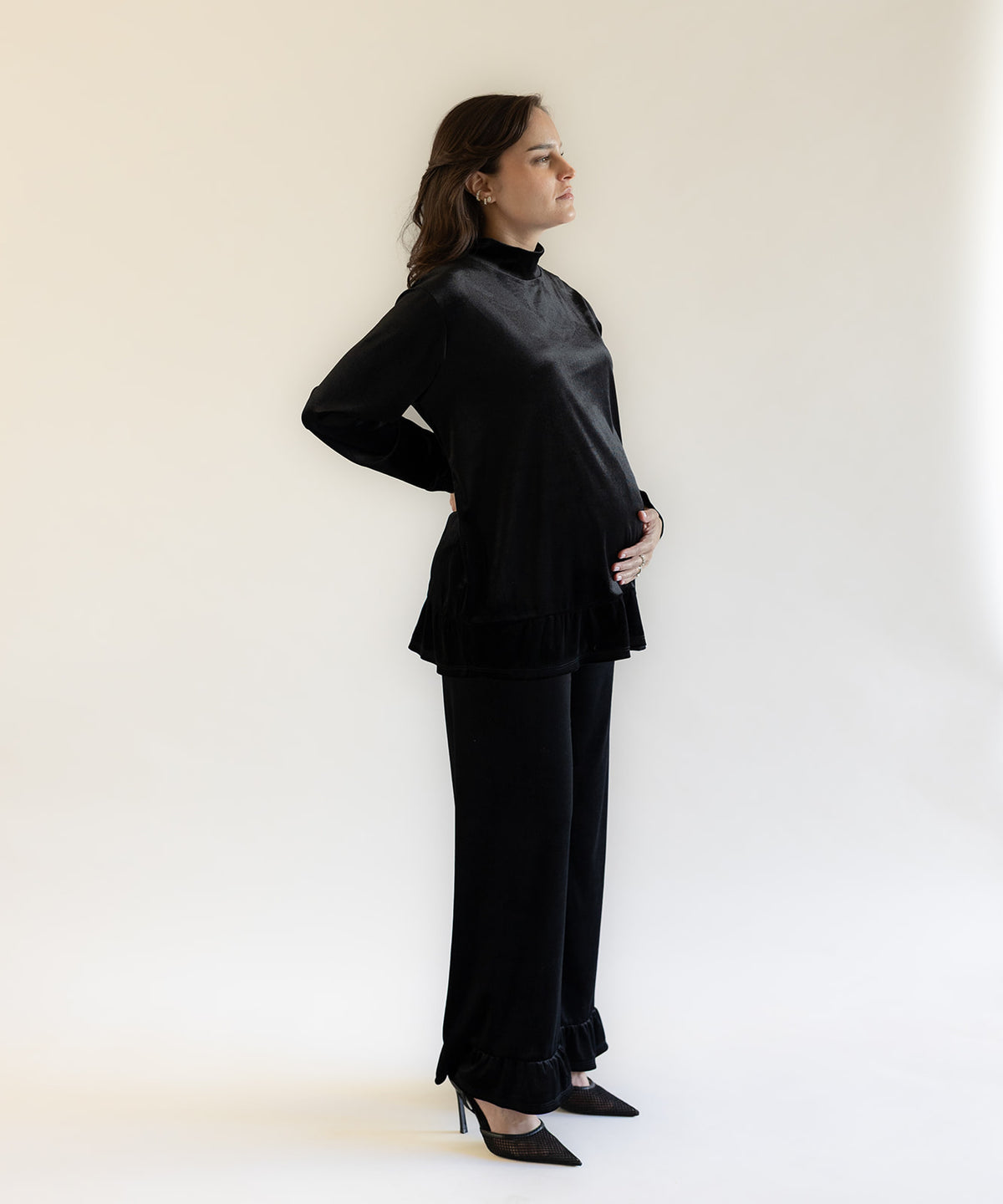 ELORA LONG SLEEVE SET BLACK