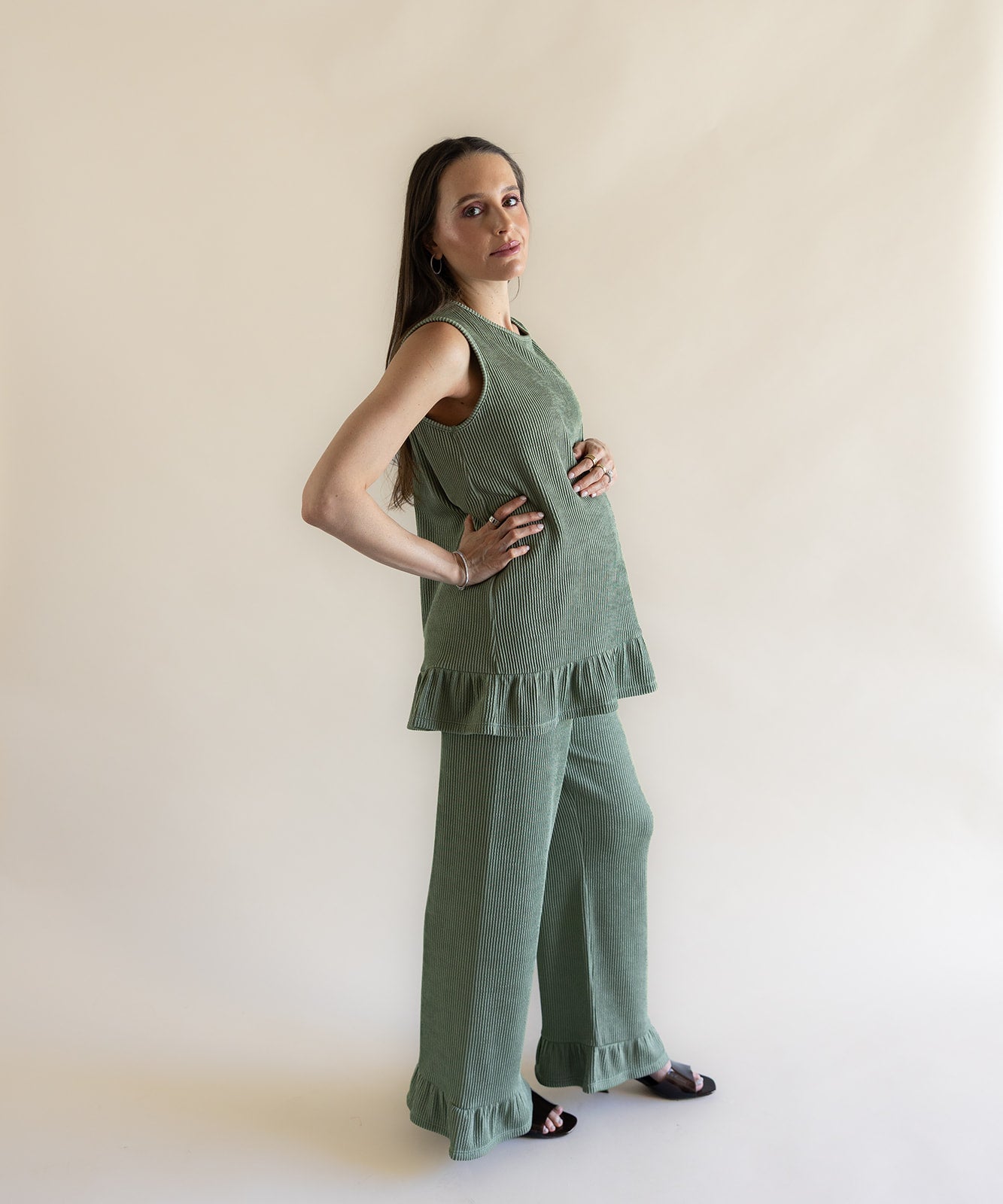 ELORA SET OLIVE