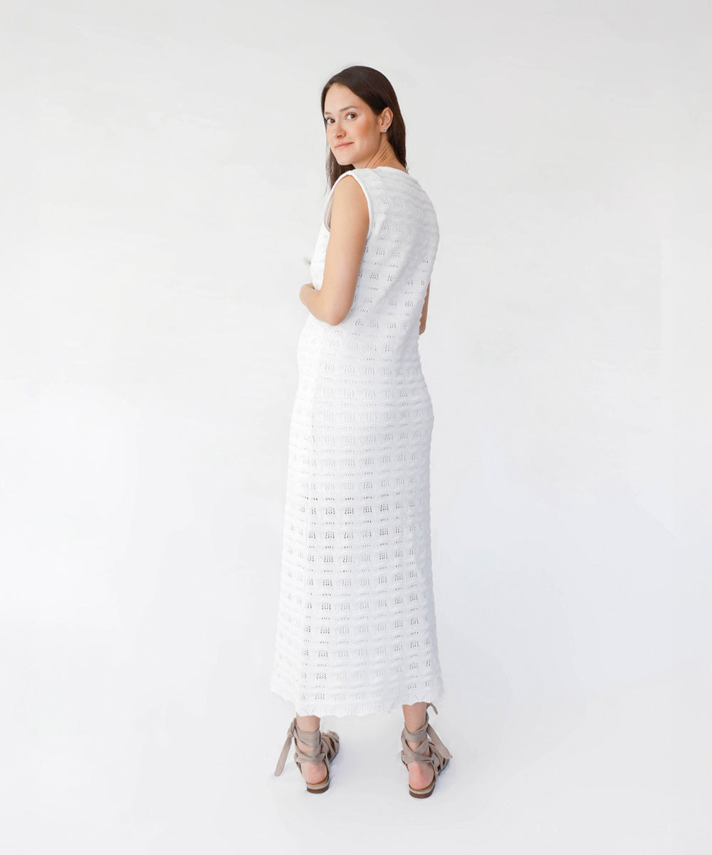 HAMPTON DRESS WHITE