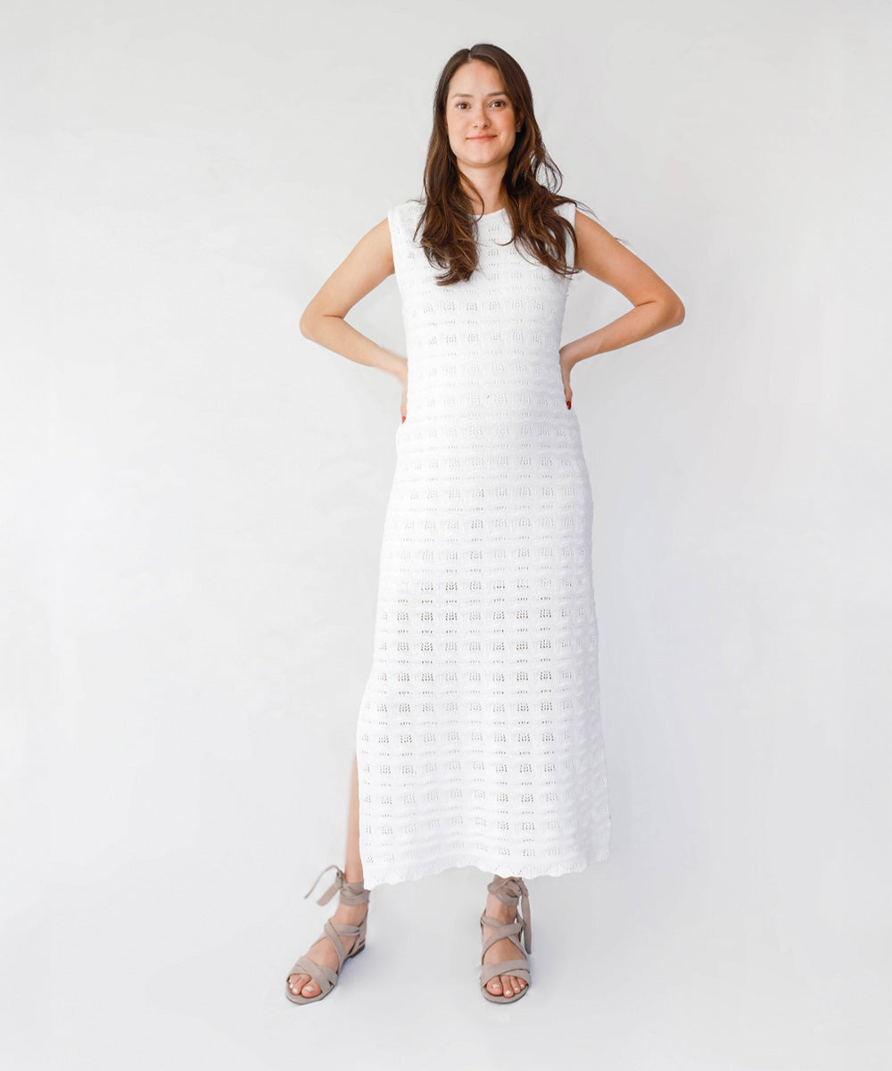 HAMPTON DRESS WHITE
