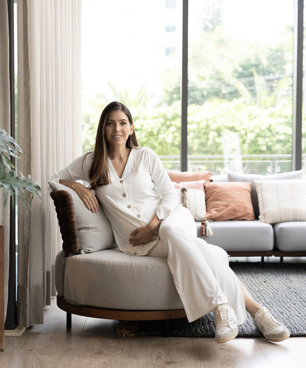 HONEY LONG SLEEVE SET WHITE