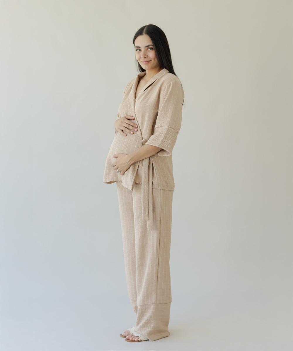 KIMONO SET BEIGE