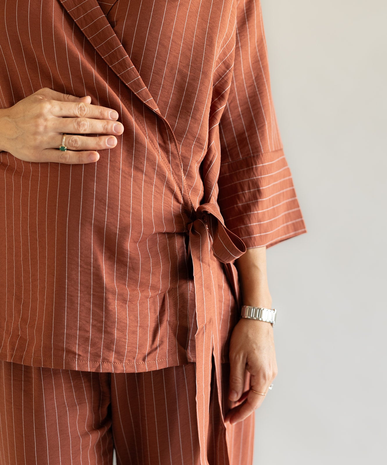 KIMONO SET TERRACOTA