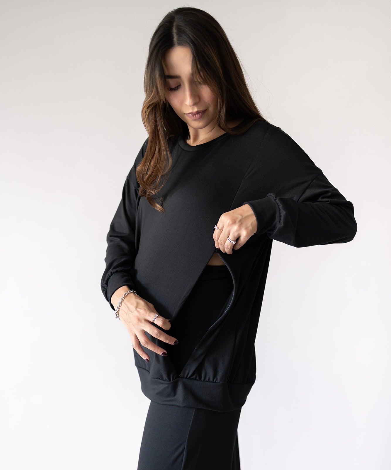 NURSING PANTS BLACK