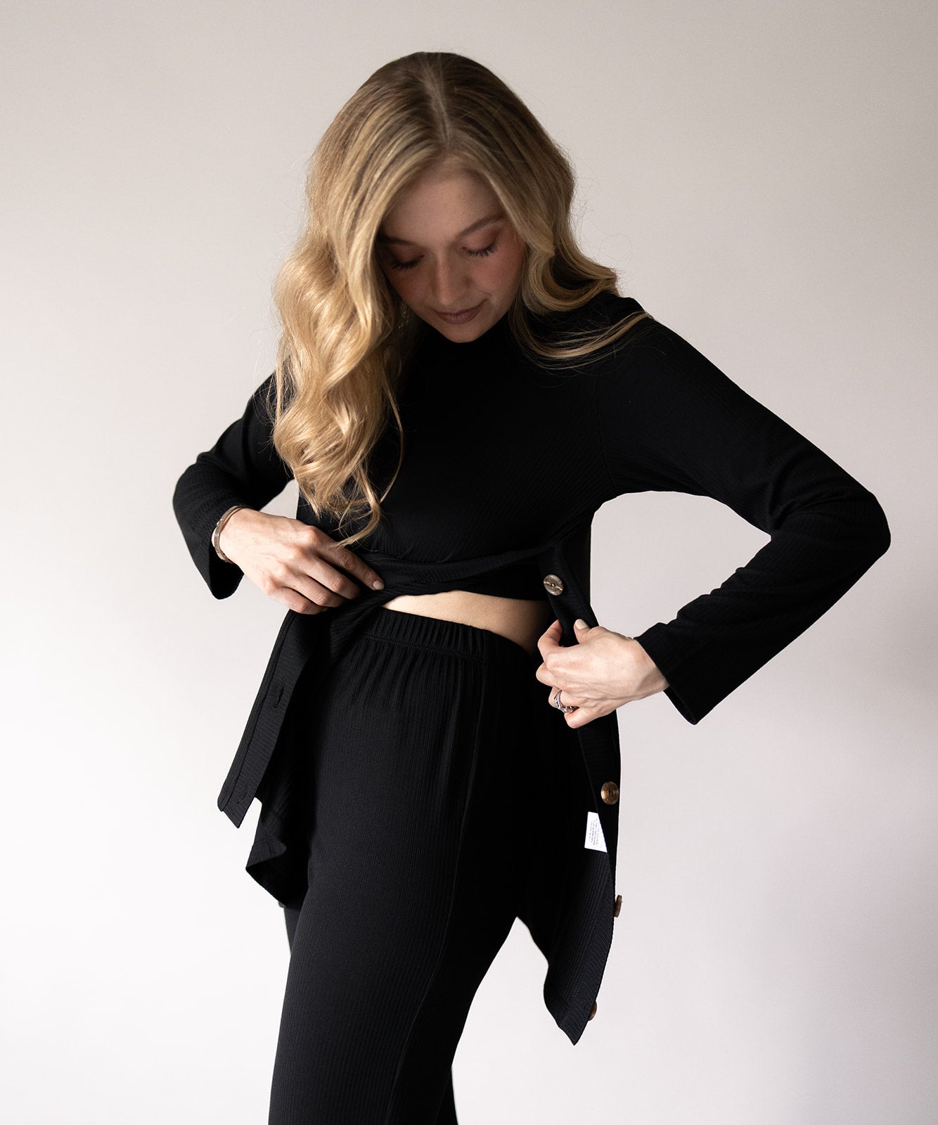 OFFLINE LONG SLEEVE SET BLACK
