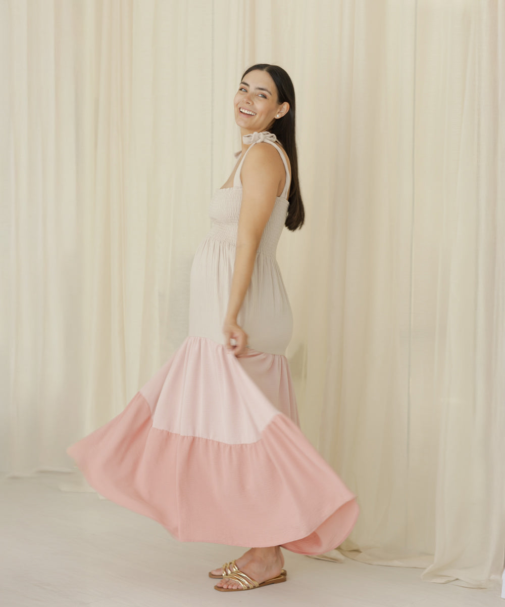 PALM SPRING DRESS PINK