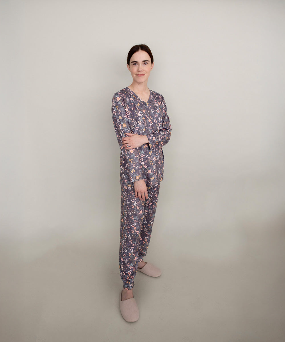RESTING NURSING PIJAMA PRINT