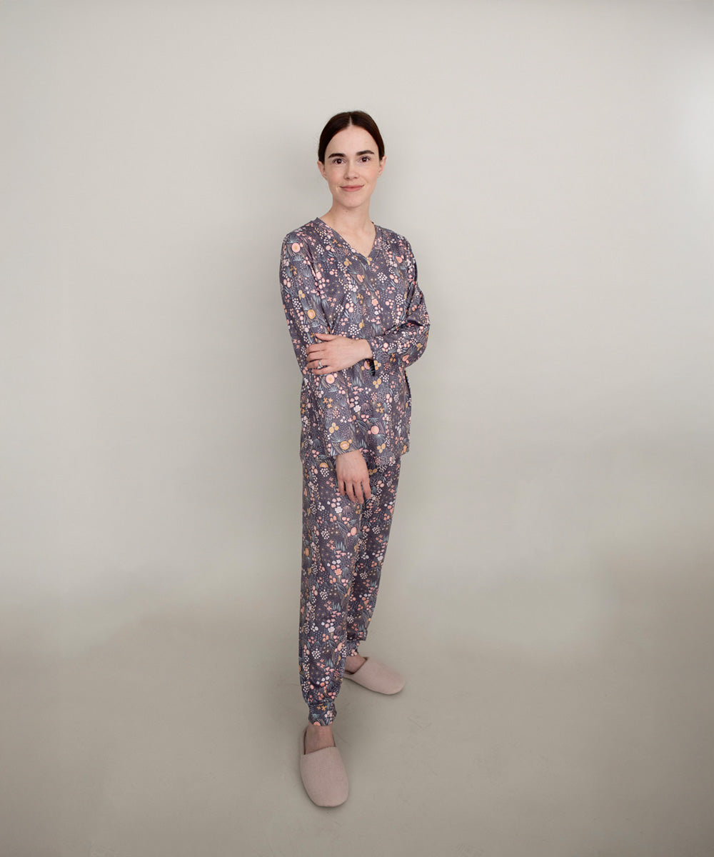 RESTING NURSING PIJAMA PRINT