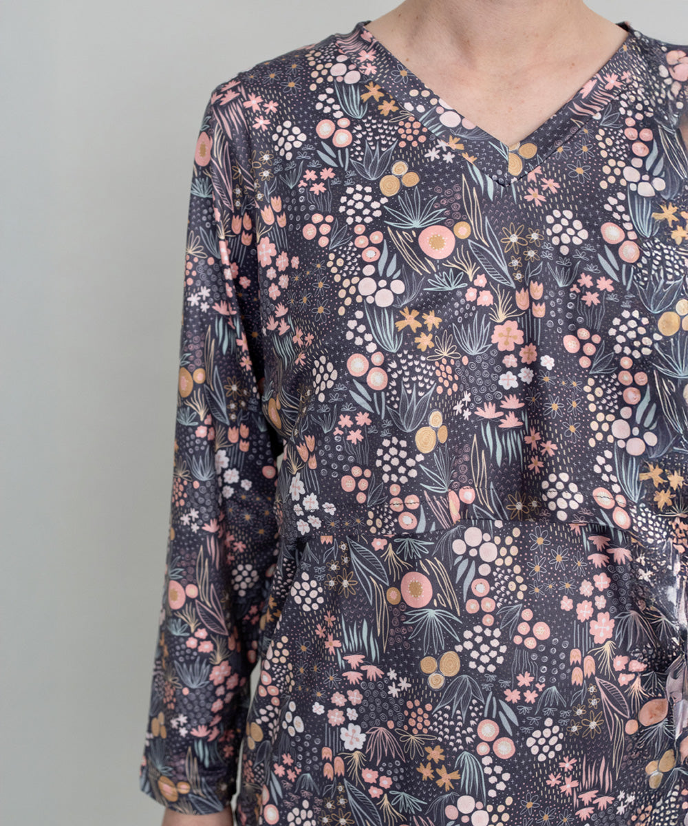 RESTING NURSING PIJAMA PRINT