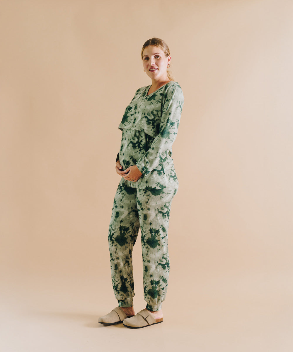 RESTING PIJAMA TIE DYE GREEN