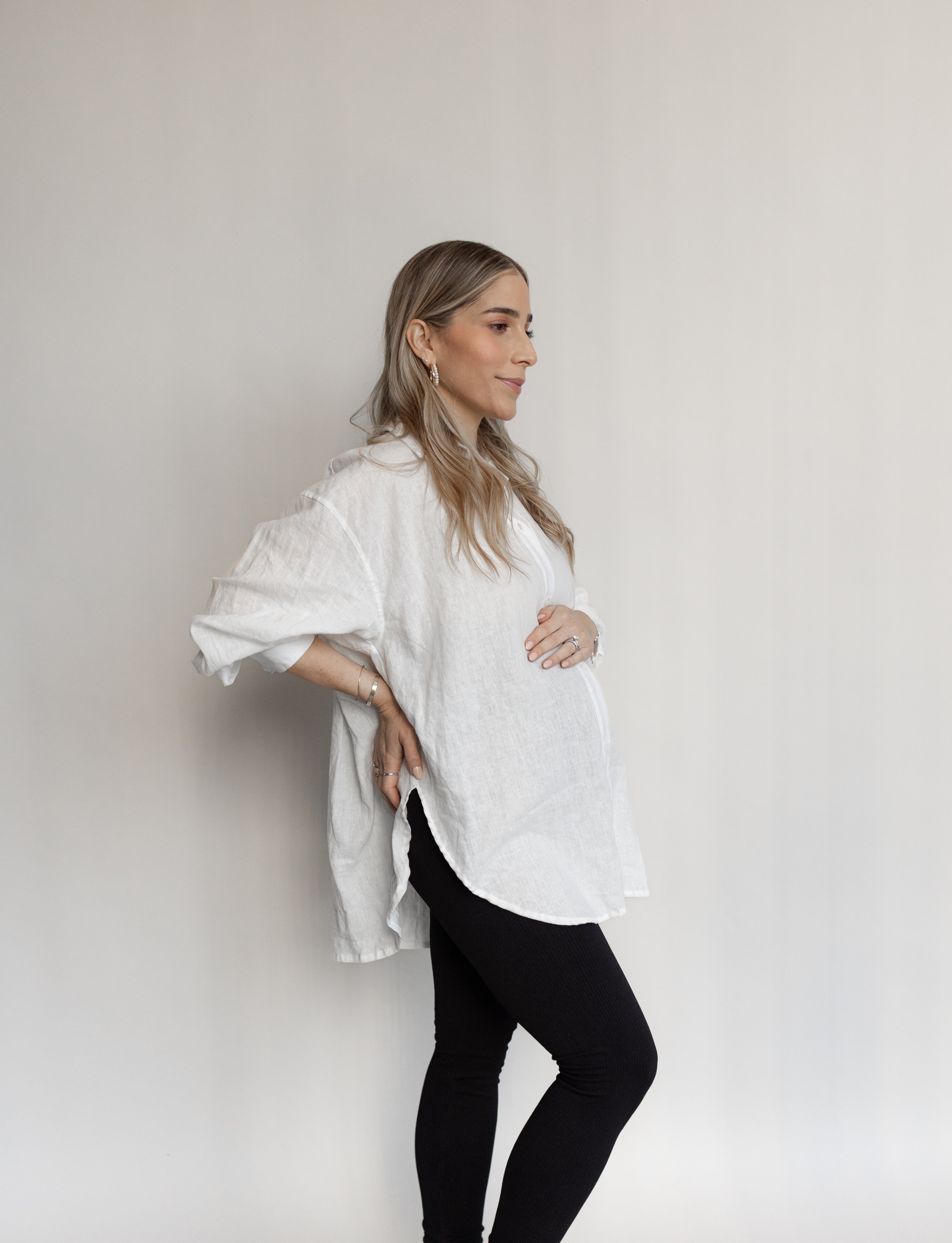 LINEN SHIRT WHITE