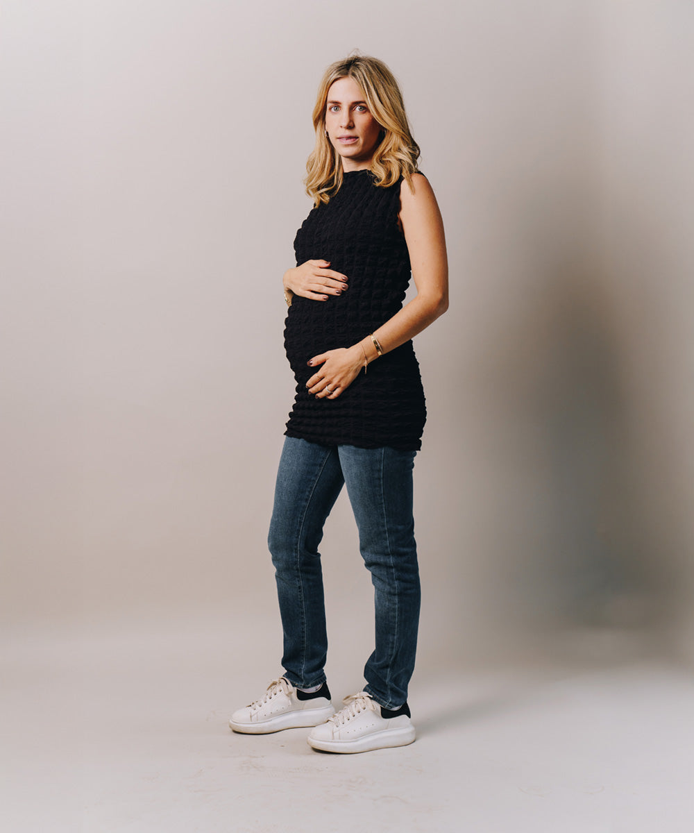 SUMMER SLEEVELESS SHIRT BLACK