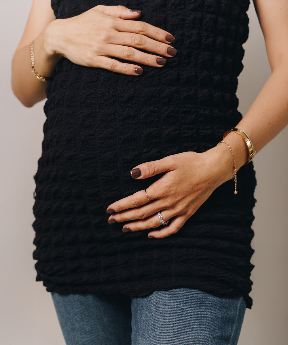 SUMMER SLEEVELESS SHIRT BLACK