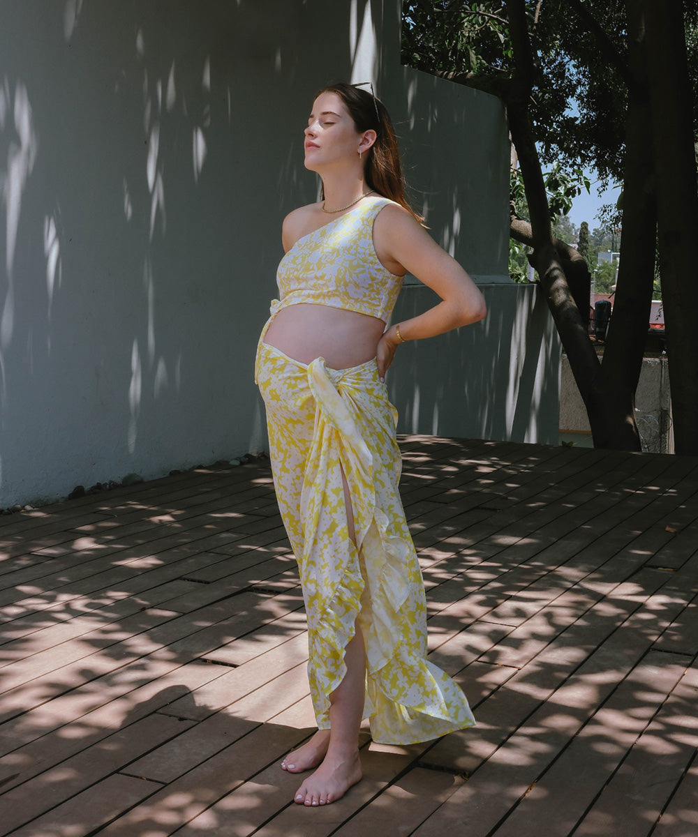 COVER UP YELLOW PRINT