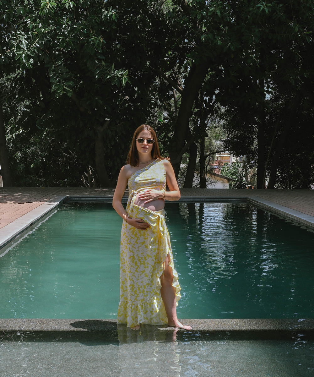 SUN KISSED YELLOW PRINT