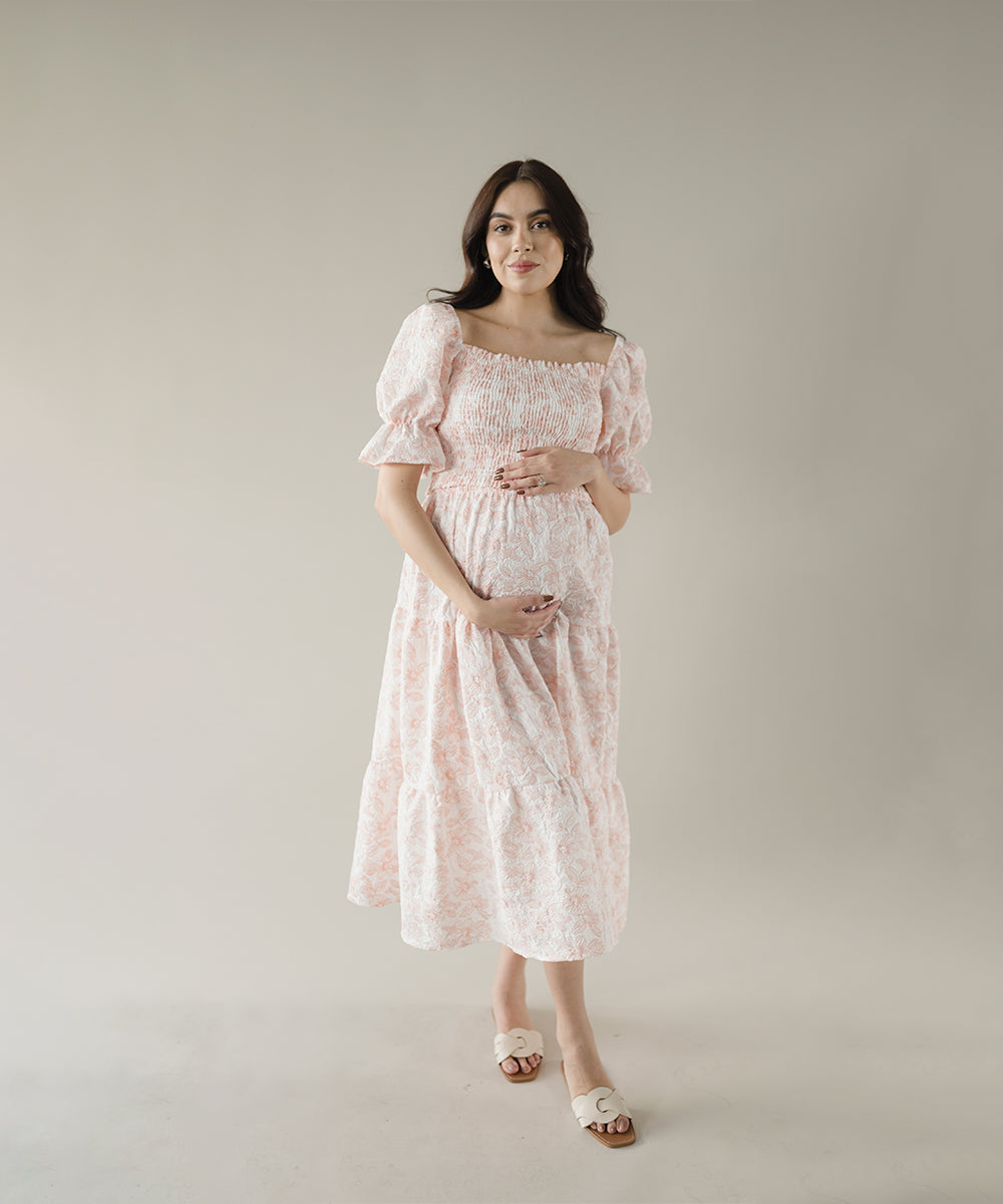 VIBRANT SET FLOWER ORANGE PRINT