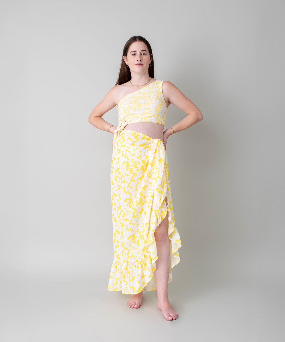 COVER UP YELLOW PRINT