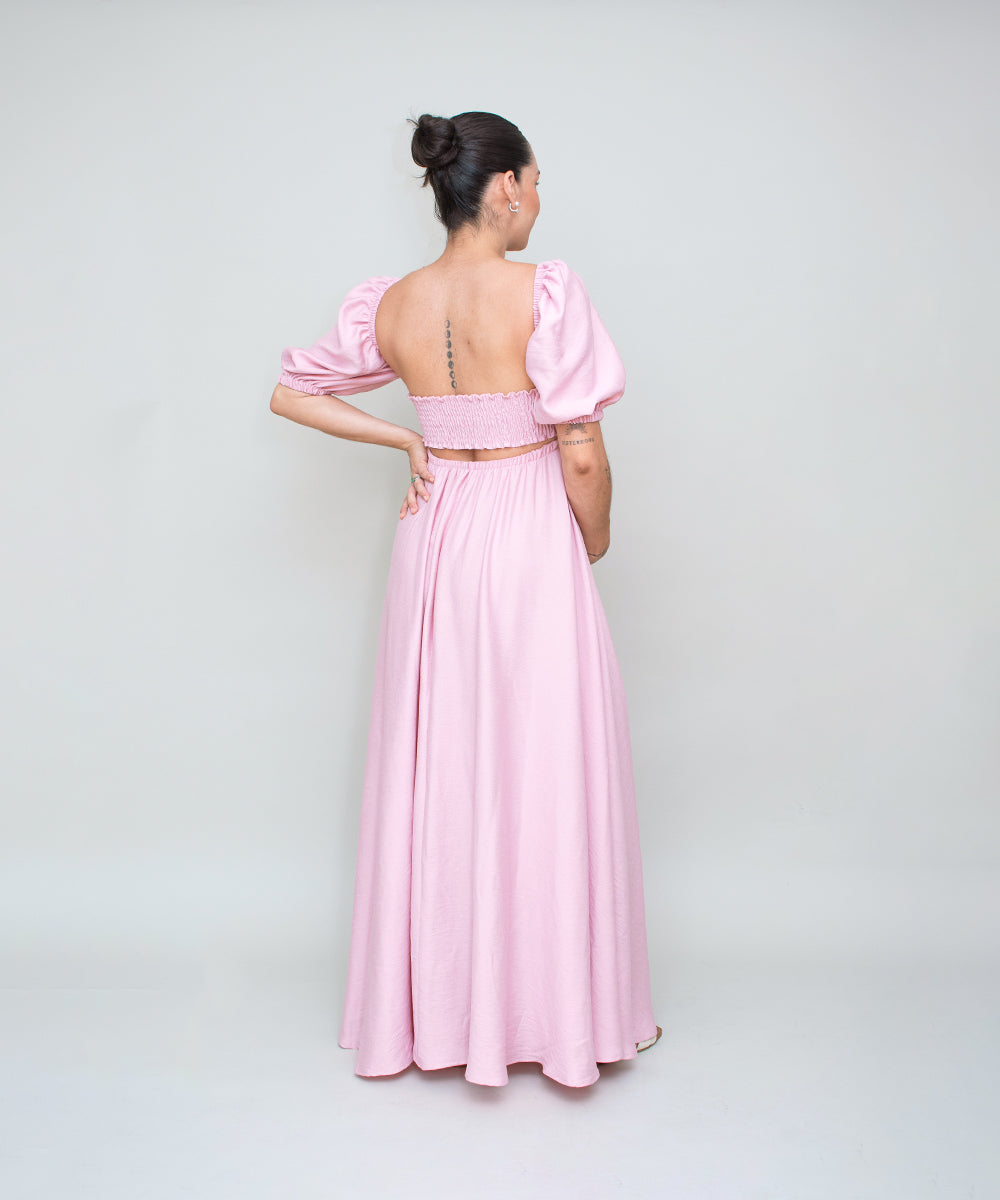 ETHEREAL DRESS PINK