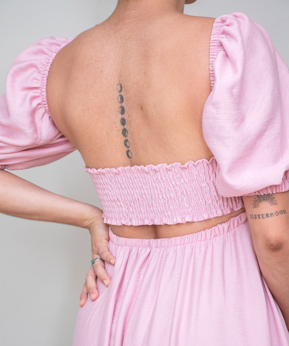 ETHEREAL DRESS PINK