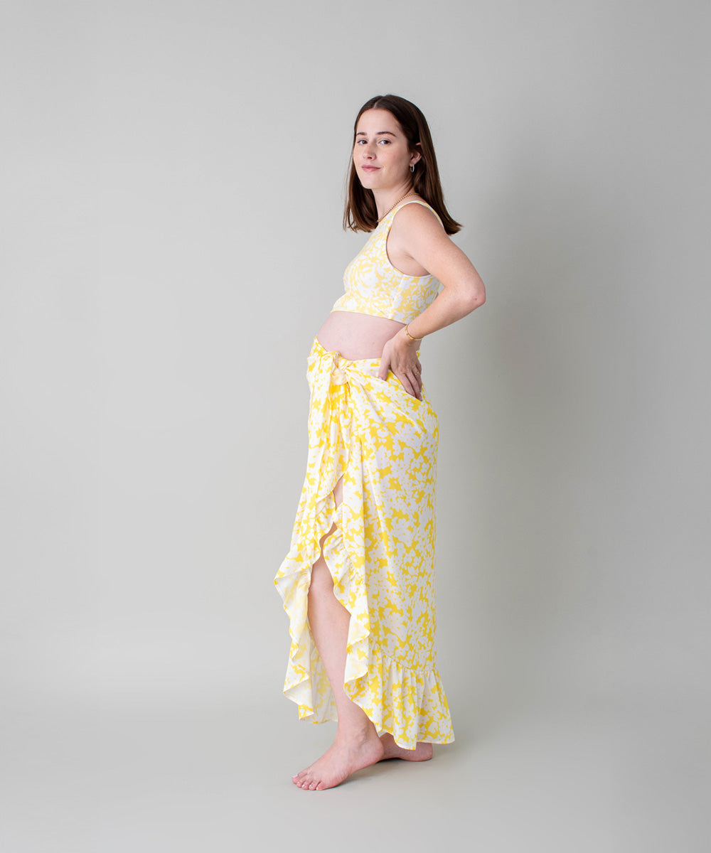 COVER UP YELLOW PRINT