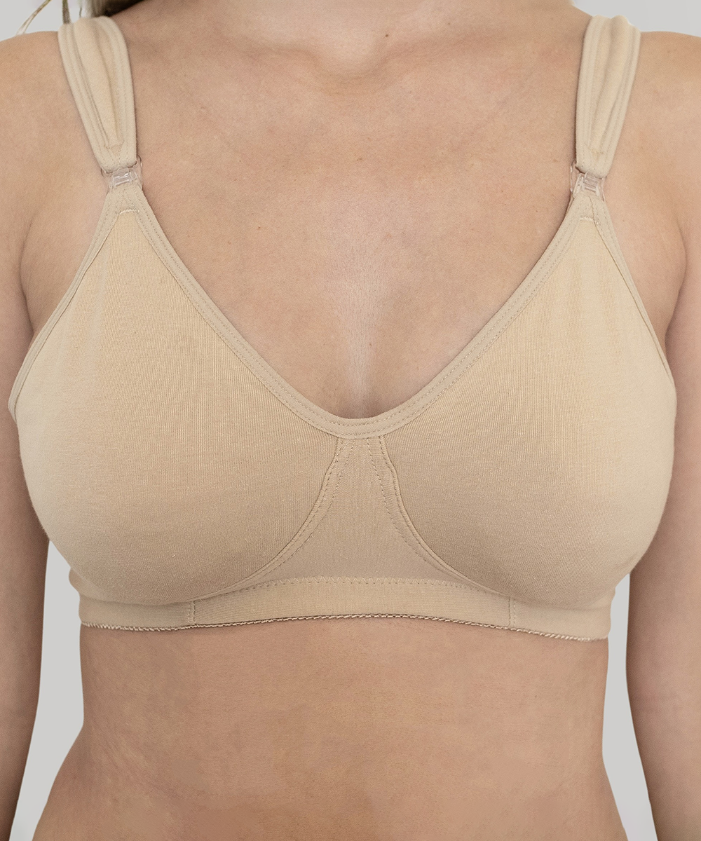 2 PACK NURSING BRA NUDE