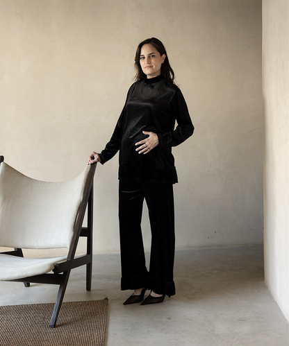 ELORA LONG SLEEVE SET BLACK