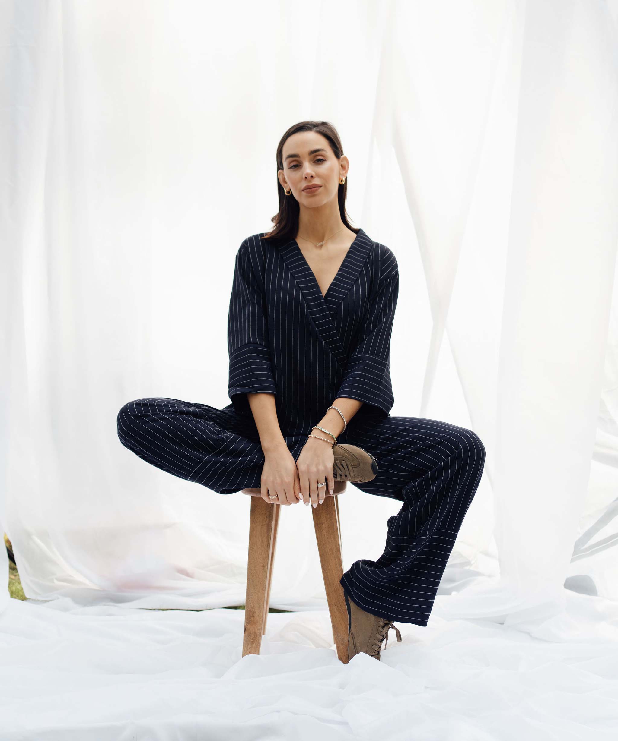 KIMONO SET NAVY