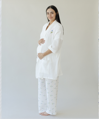 RELAXING ROBE COTTON WHITE