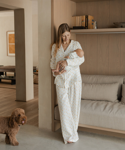DAY OFF COTTON PIJAMA YELLOW