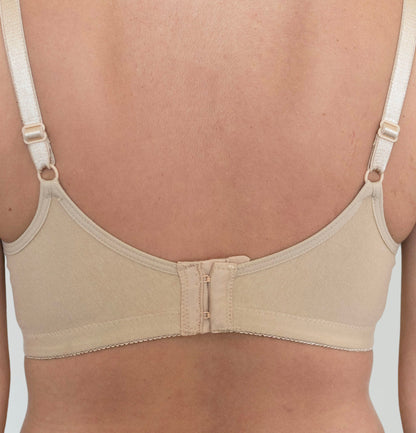 2 PACK NURSING BRA NUDE