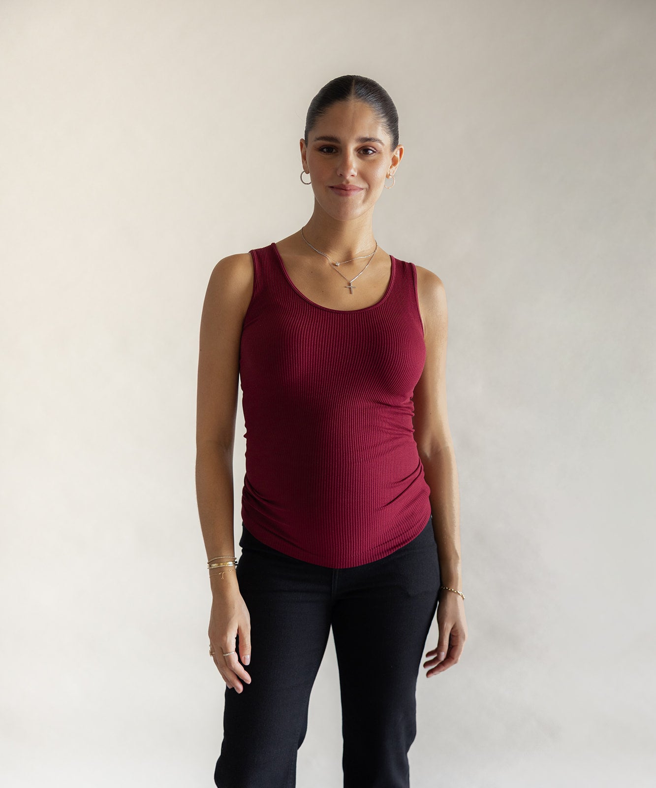 2 PACK TOPS NAVY &amp; BURGUNDY