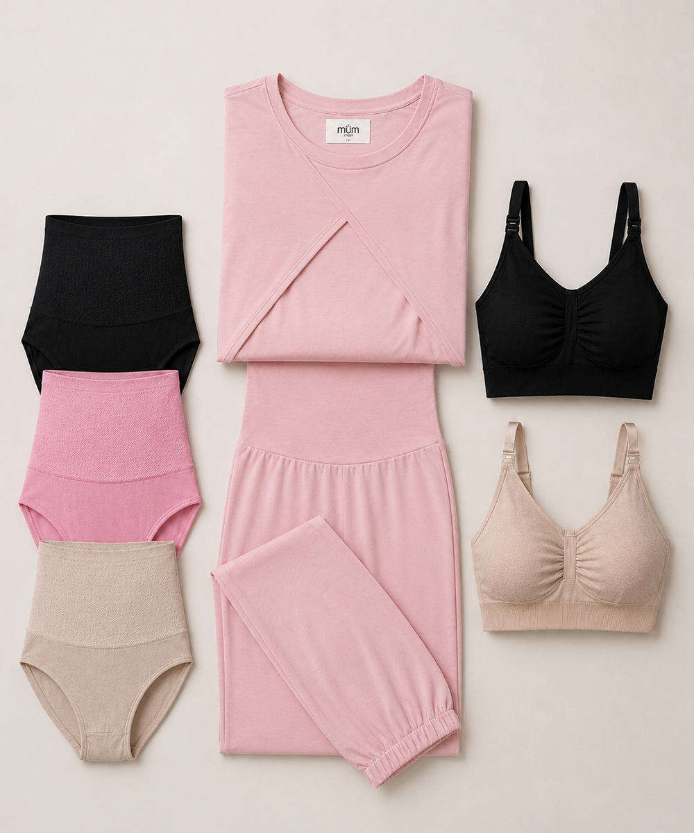 NURSING PINK PIJAMA BUNDLE