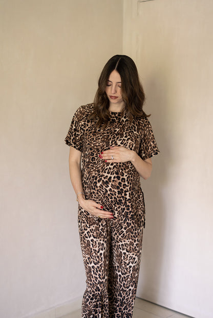 CHIC SHORT SLEEVE SET PRINT