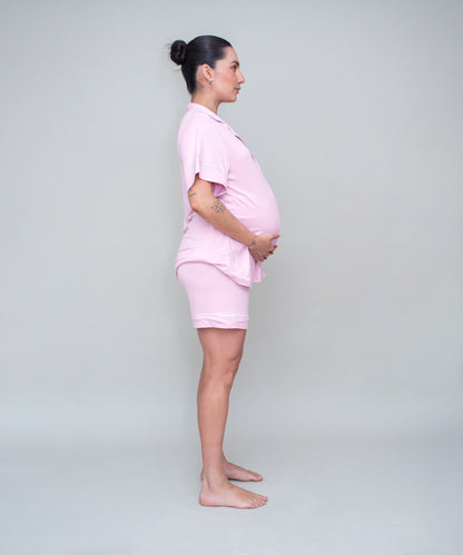 COZY SHORT PIJAMA PINK