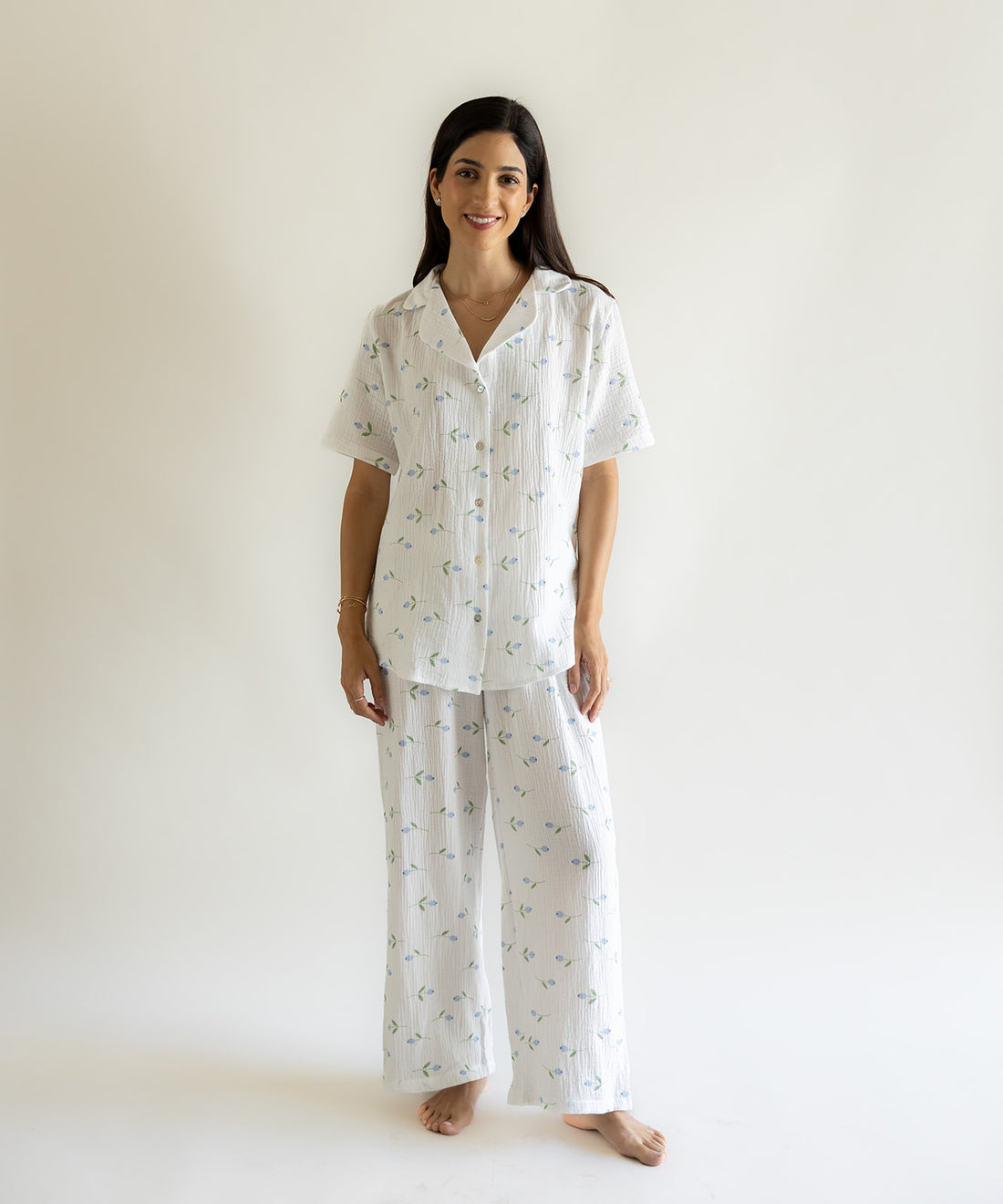 DAY OFF COTTON PIJAMA BLUE