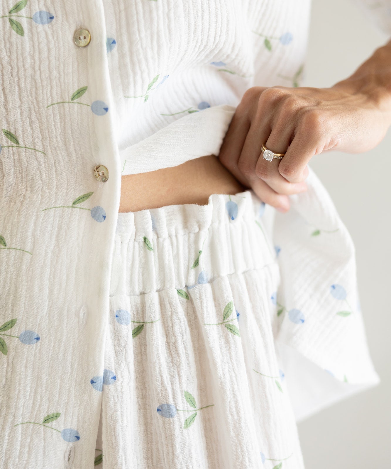 DAY OFF COTTON PIJAMA BLUE