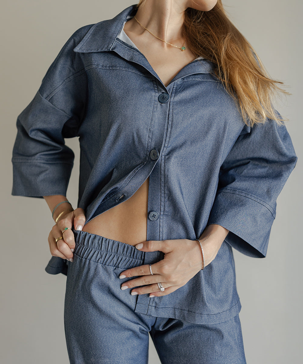 DENIM SHIRT BLUE
