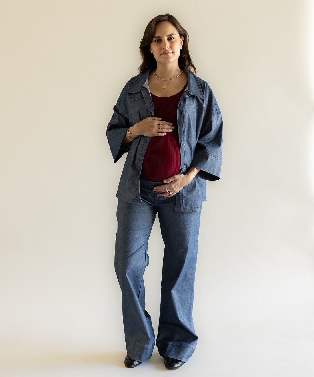 DENIM SET DARK BLUE
