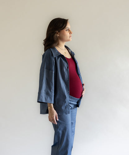 DENIM SHIRT BLUE