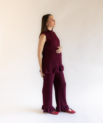 ELORA SET BURGUNDY