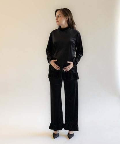 ELORA LONG SLEEVE SET BLACK