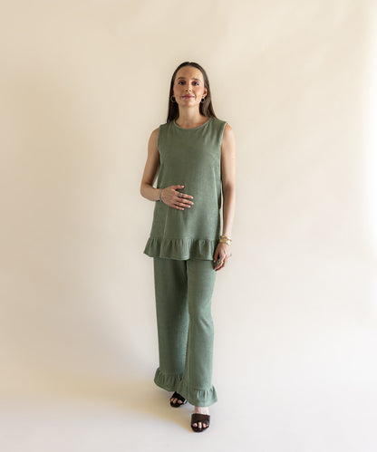 Conjunto para embarazo y lactancia diseñado para brindar comodidad, estilo y versatilidad. Ideal para embarazo, postparto y maternidad.