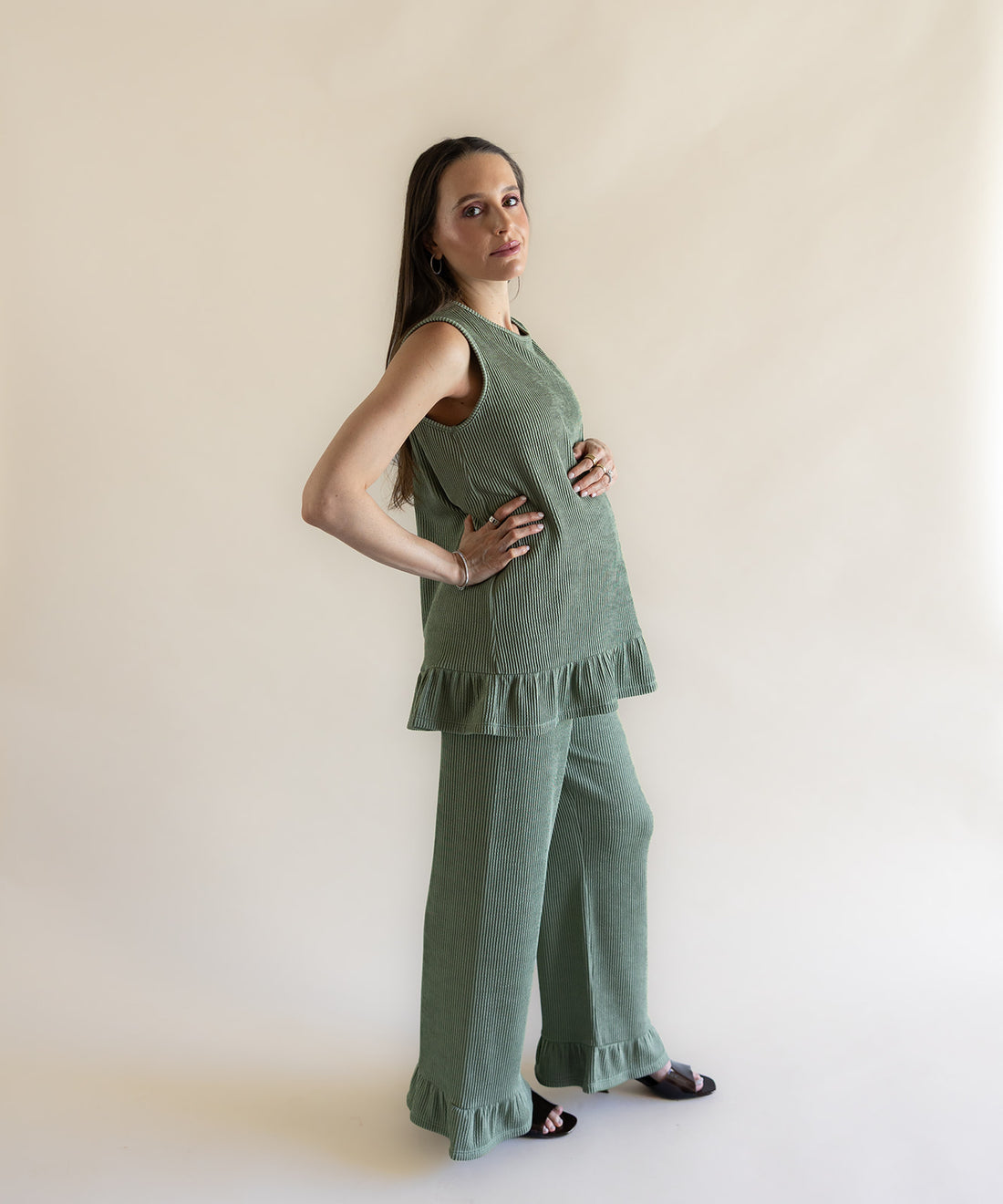 ELORA SET OLIVE