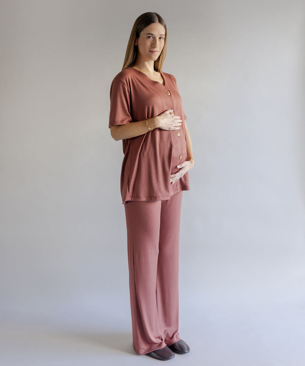 HONEY LOW RISE SET TERRACOTA