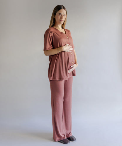 HONEY LOW RISE SET TERRACOTA